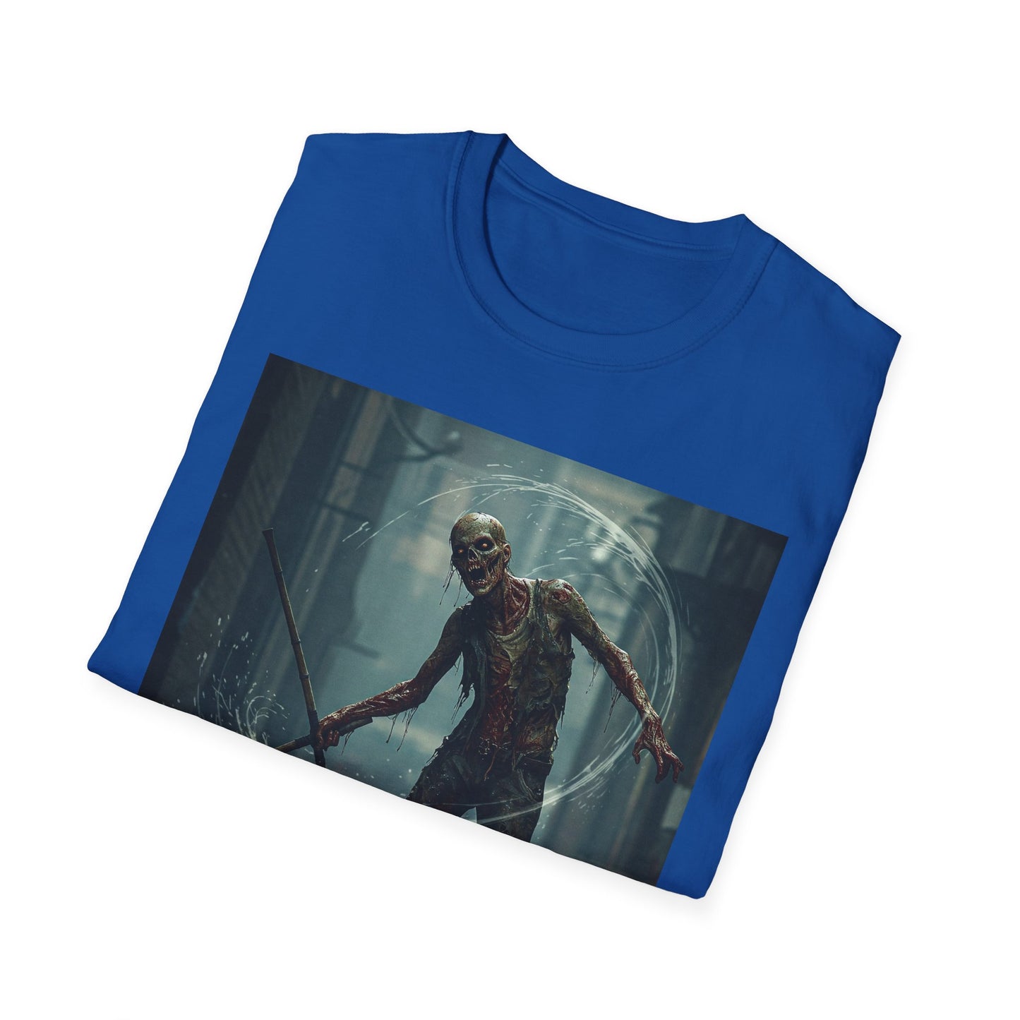 Unisex Softstyle Horror Graphic T-Shirt - Spooky Monster Design