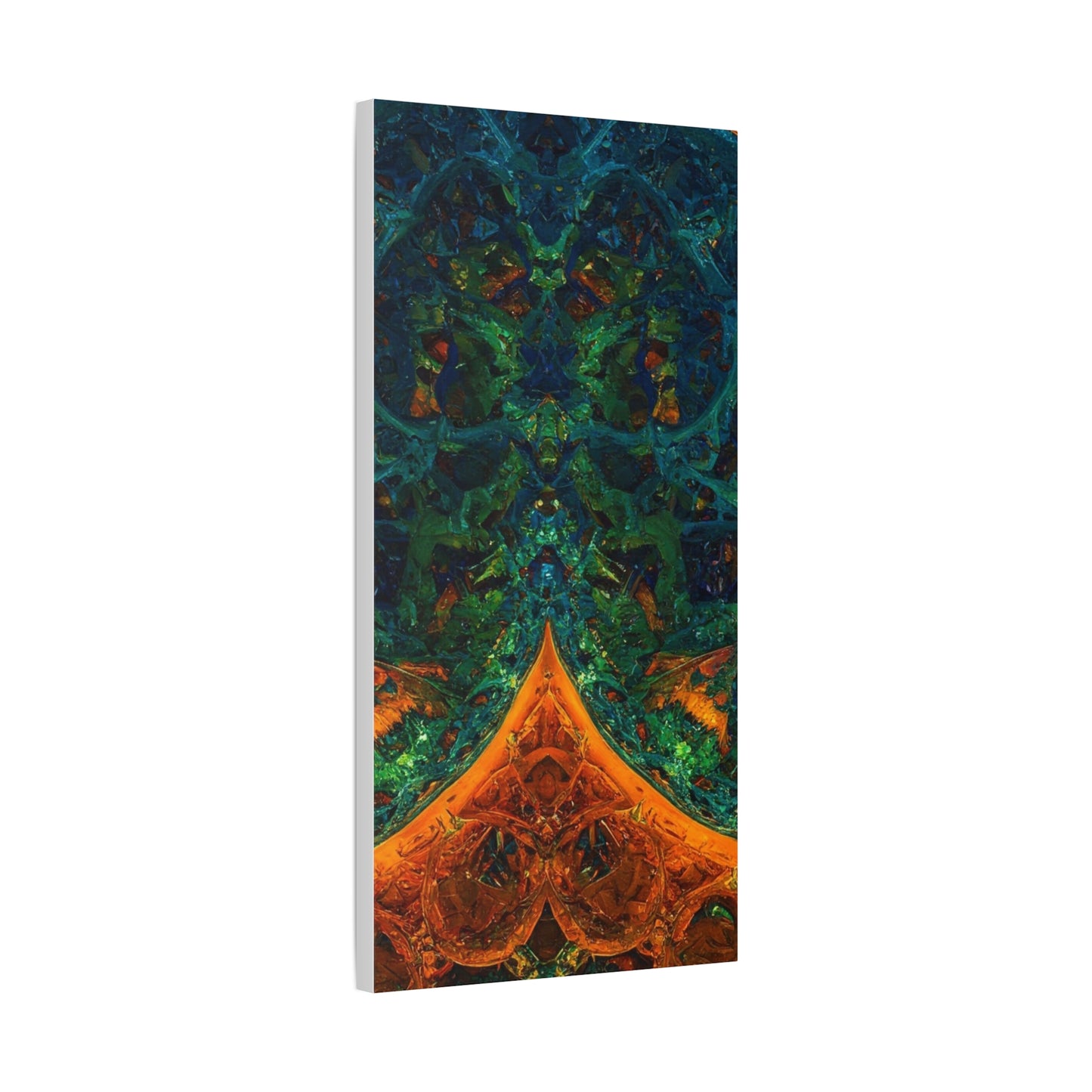 Vibrant Abstract Fractal Art Canvas Print