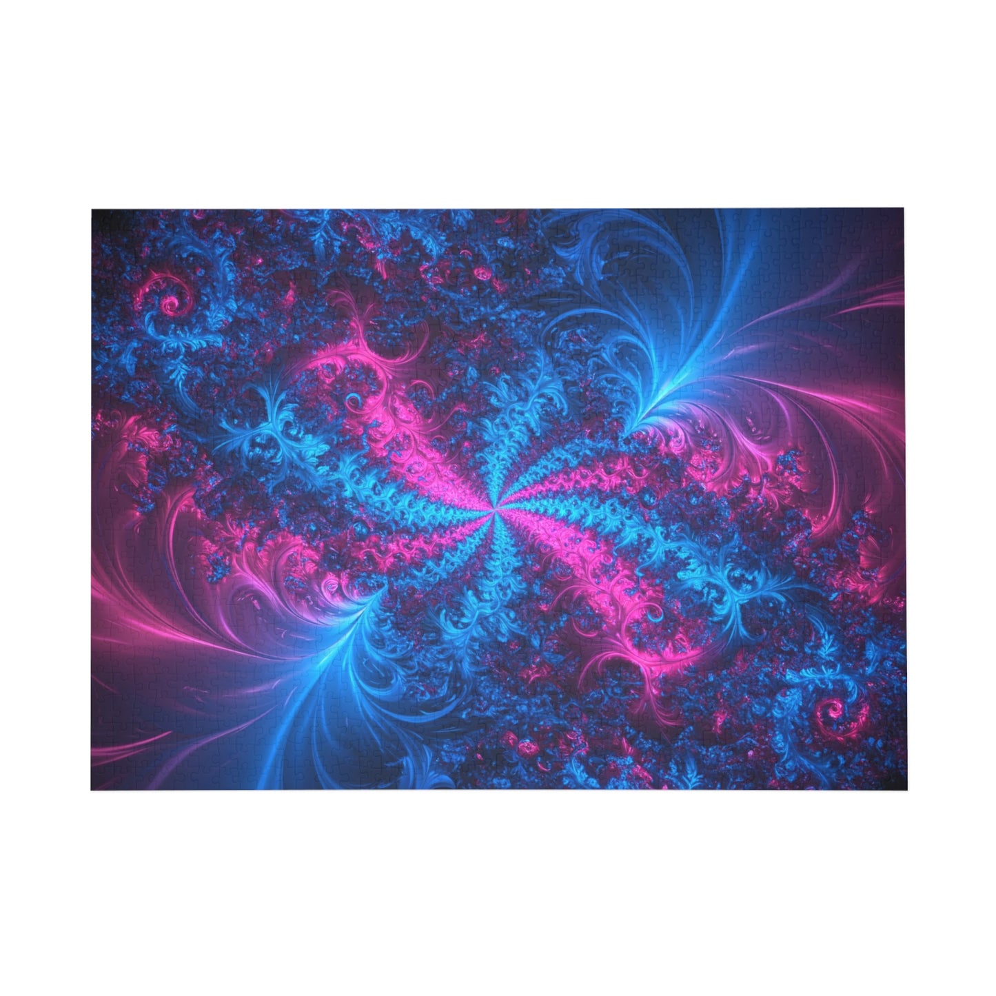 Vibrant Fractal Art Puzzle - 96, 252, 500, 1000-Piece Jigsaw