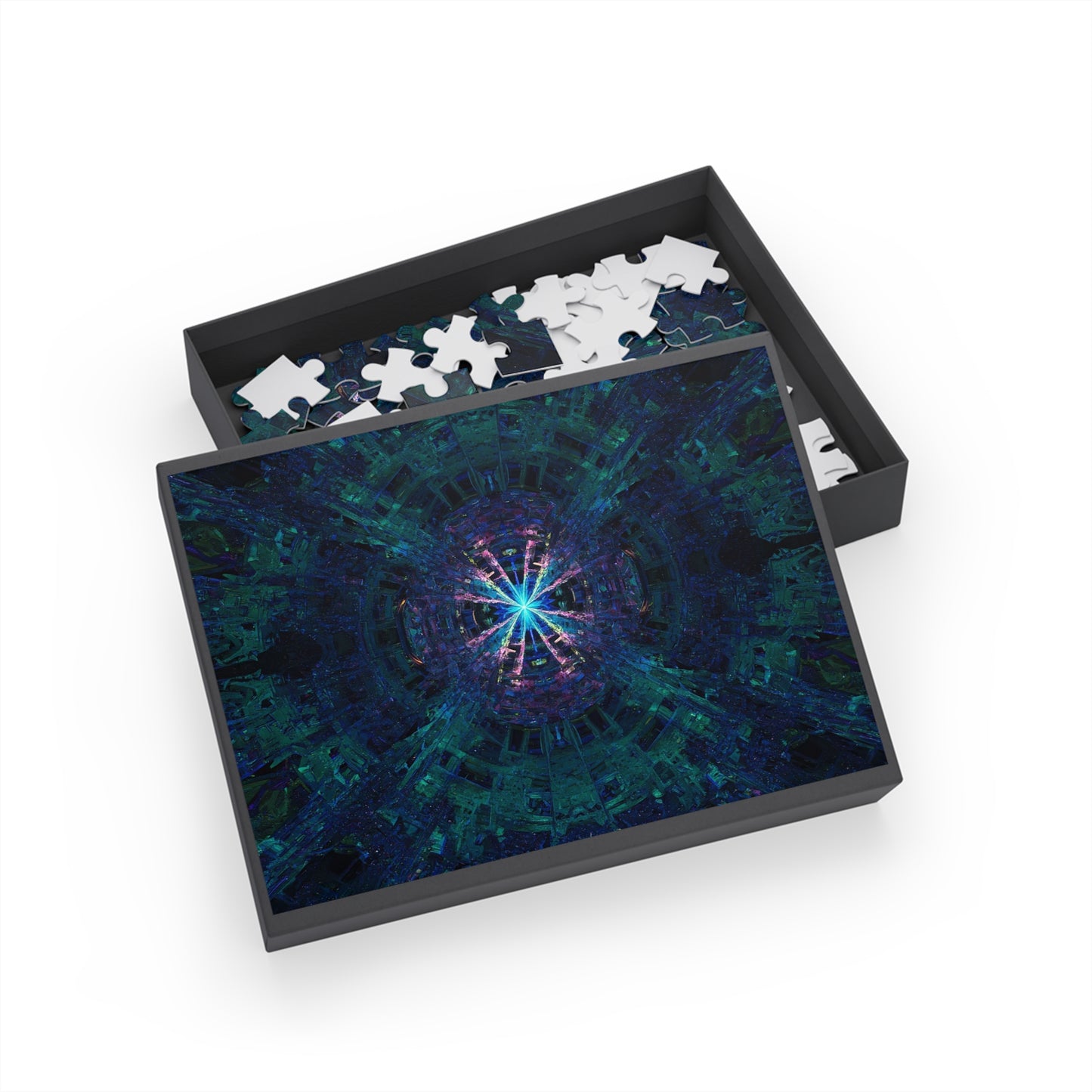 088- Fractal Puzzle (96, 252, 500, 1000-Piece) - Fun Family Activity and Gift
