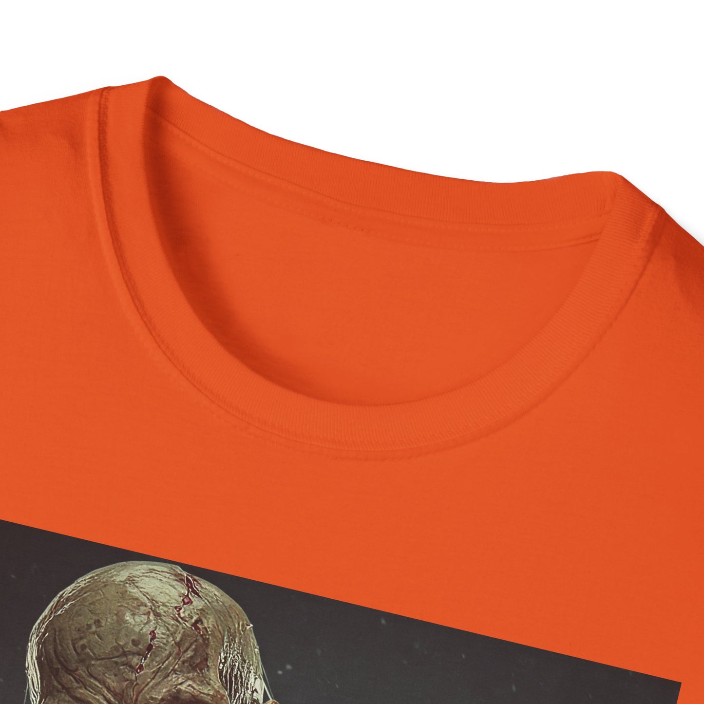 Apocalyptic Portrait Tee, bold, decaying zombie graphic