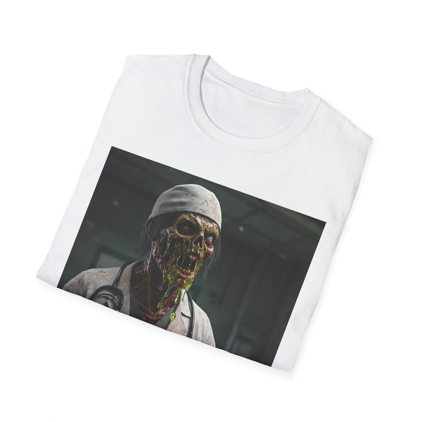Zombie Doctor Graphic T-Shirt | Unisex Horror Tee for Halloween