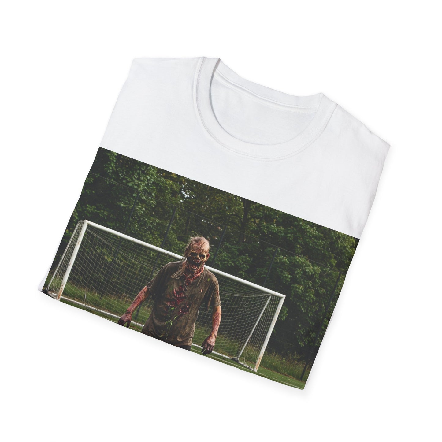 UK - Soccer Themed Unisex Softstyle T-Shirt - Perfect for Sports Lovers