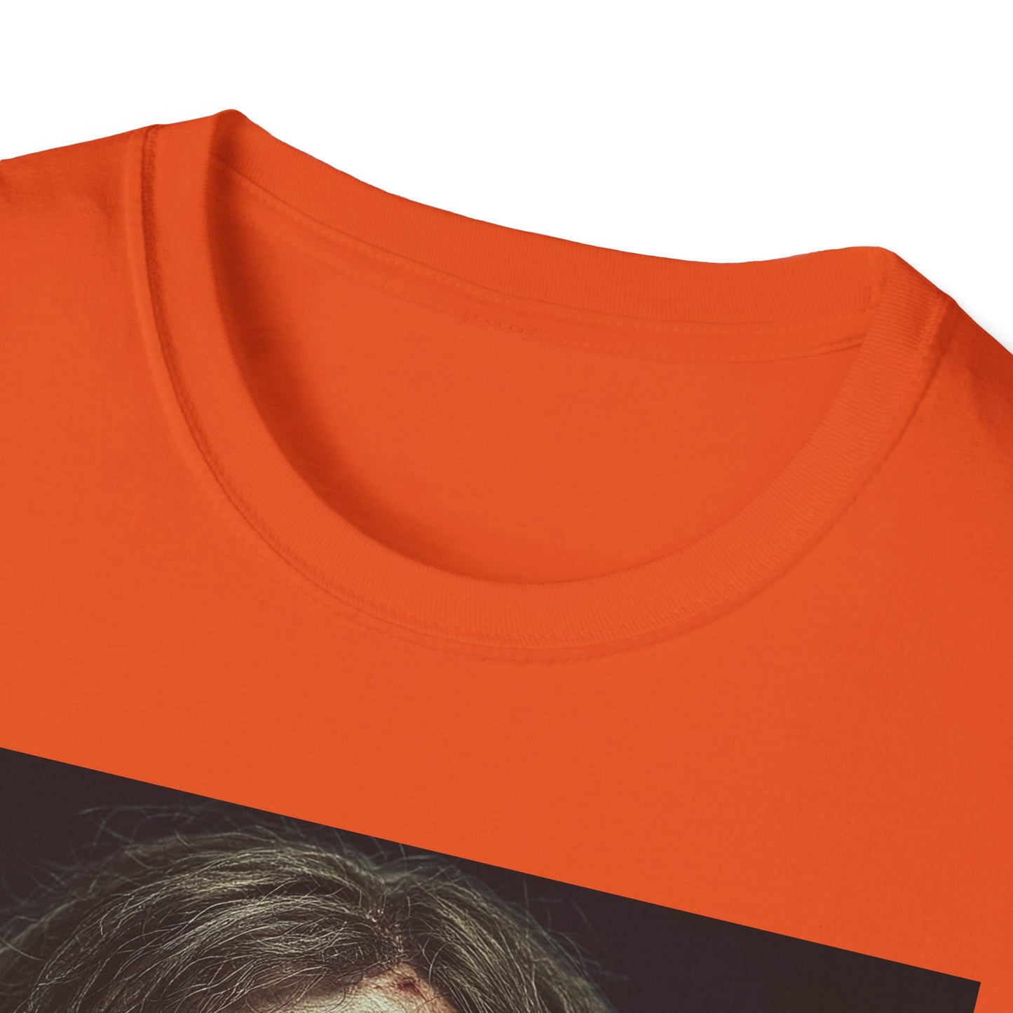 Apocalyptic Portrait Tee, bold, decaying zombie graphic
