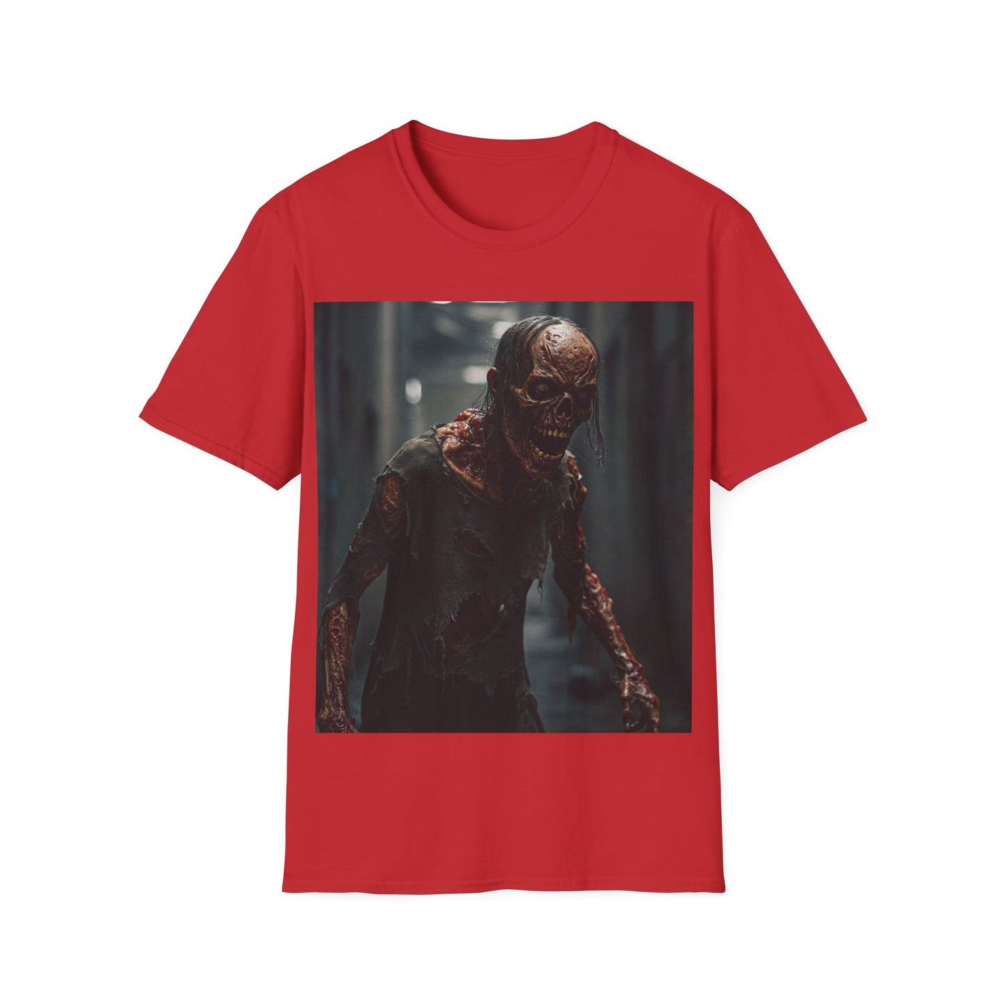 UK - Apocalyptic Portrait Tee, bold, decaying zombie graphic