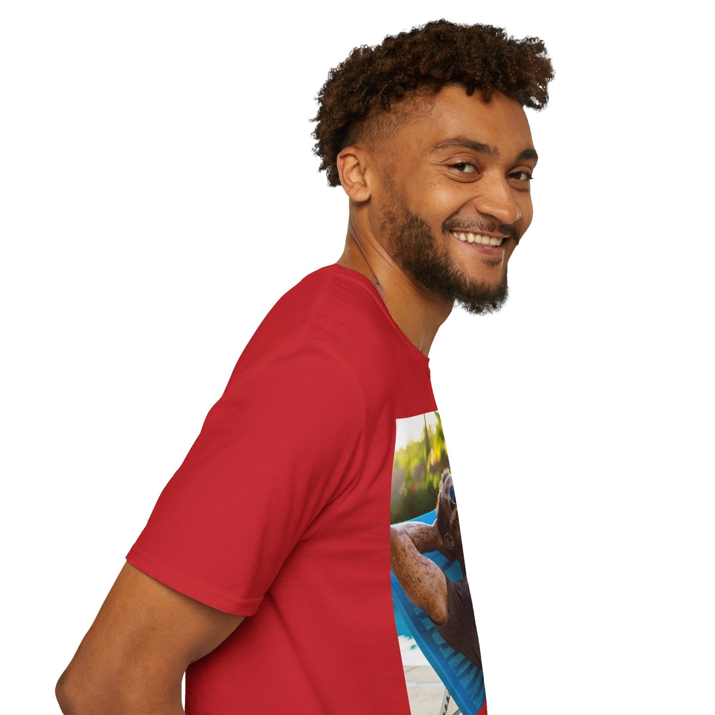 Chillin' Zombie Unisex Softstyle T-Shirt | Halloween Apparel