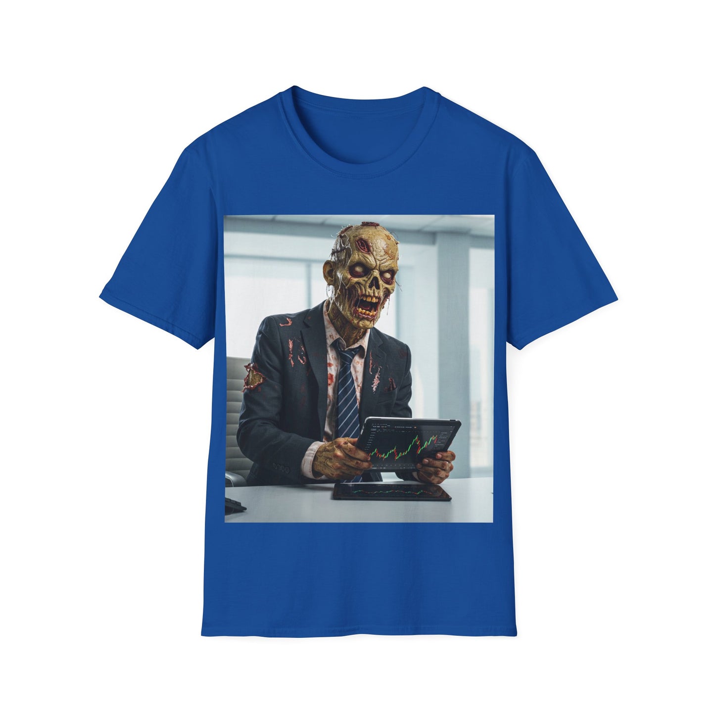 UK - Funny Zombie Executive Unisex Softstyle T-Shirt