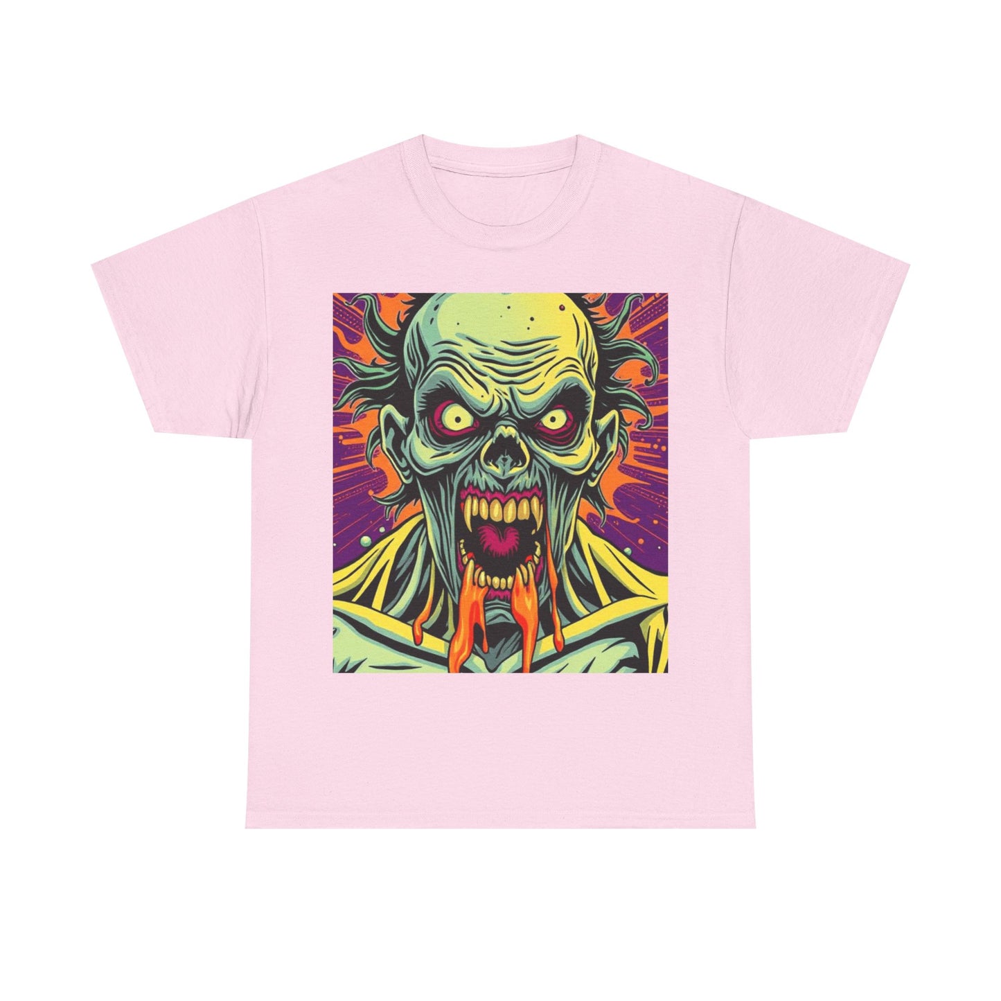 UK - Zombie Graphic Unisex Heavy Cotton Tee