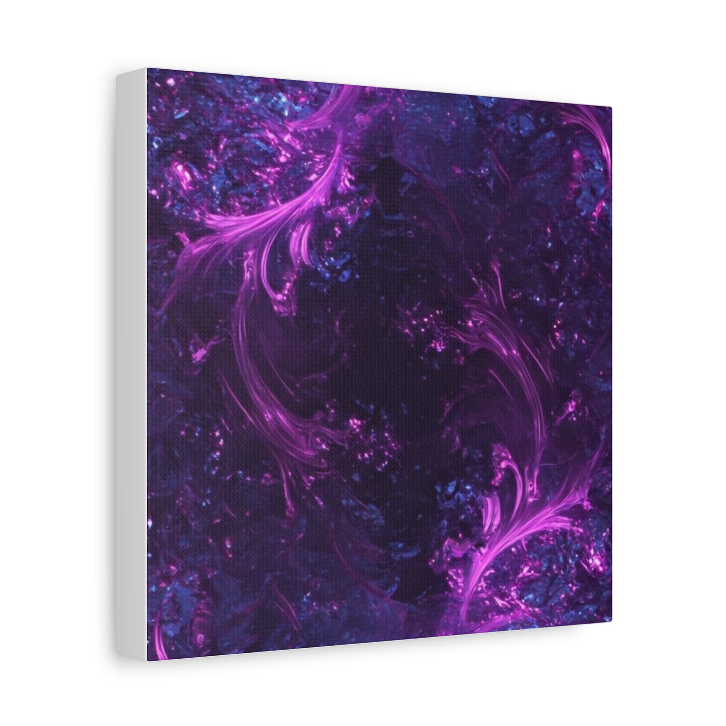 Abstract Purple Fractal Canvas Print - Artistic Wall Décor