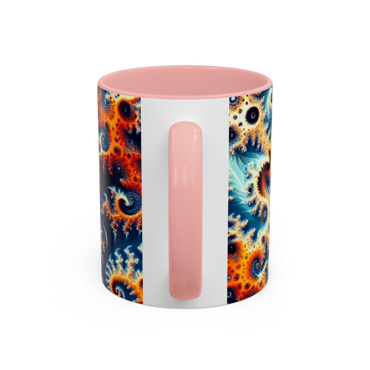 Vibrant Spiral Design Coffee Mug - 11/15oz Ceramic Accent Cup for Art Lovers
