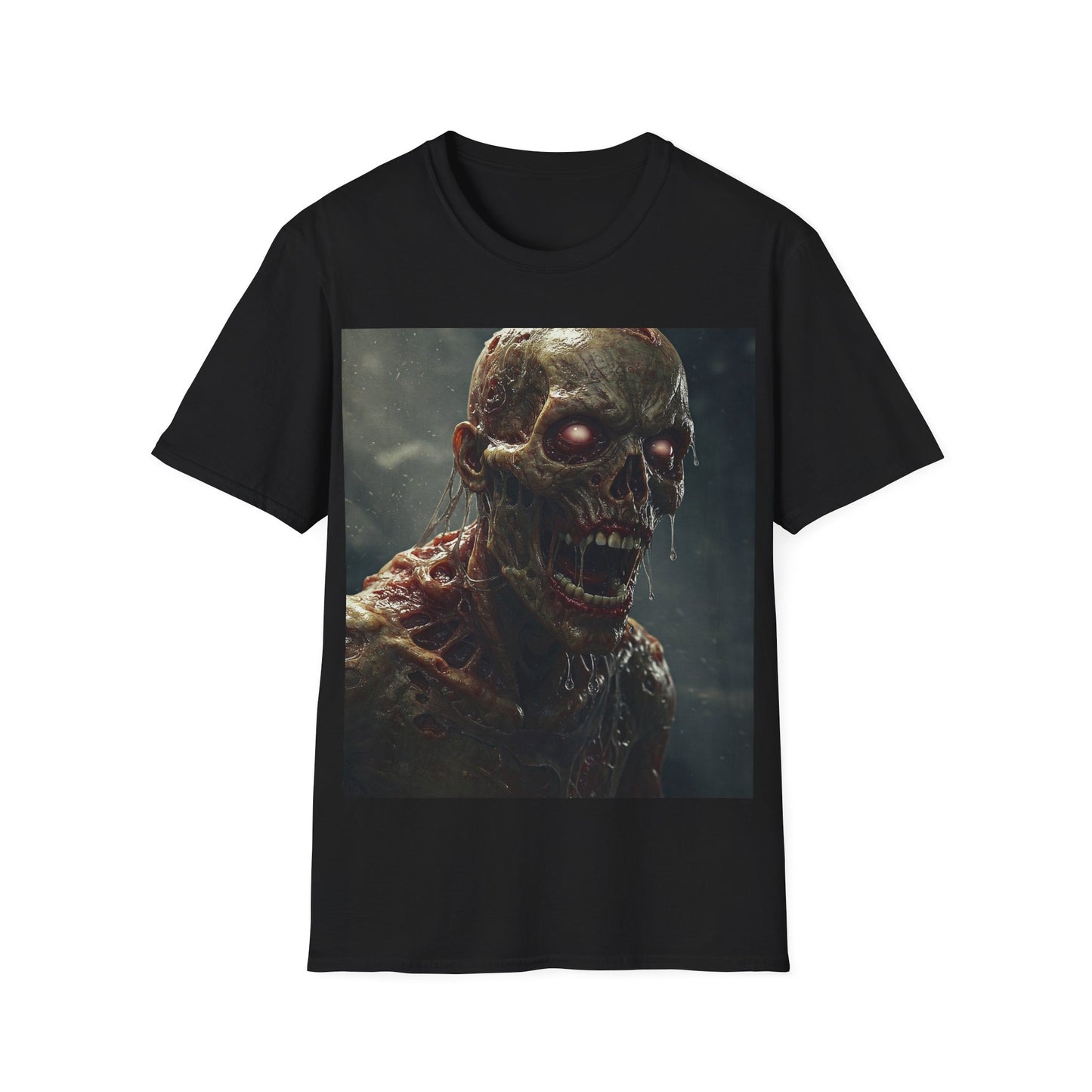 UK - Zombie Graphic Unisex T-Shirt - Perfect for Halloween and Horror Fans