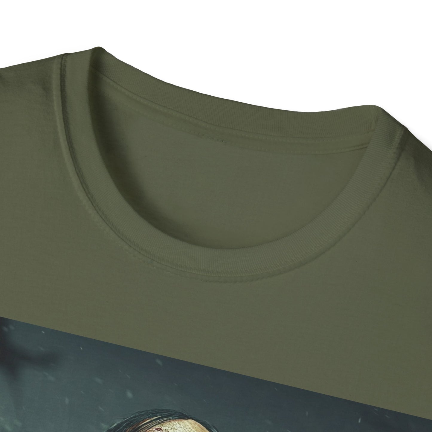 UK - Zombie Apocalypse Apocalyptic Portrait Tee, bold, decaying zombie graphic