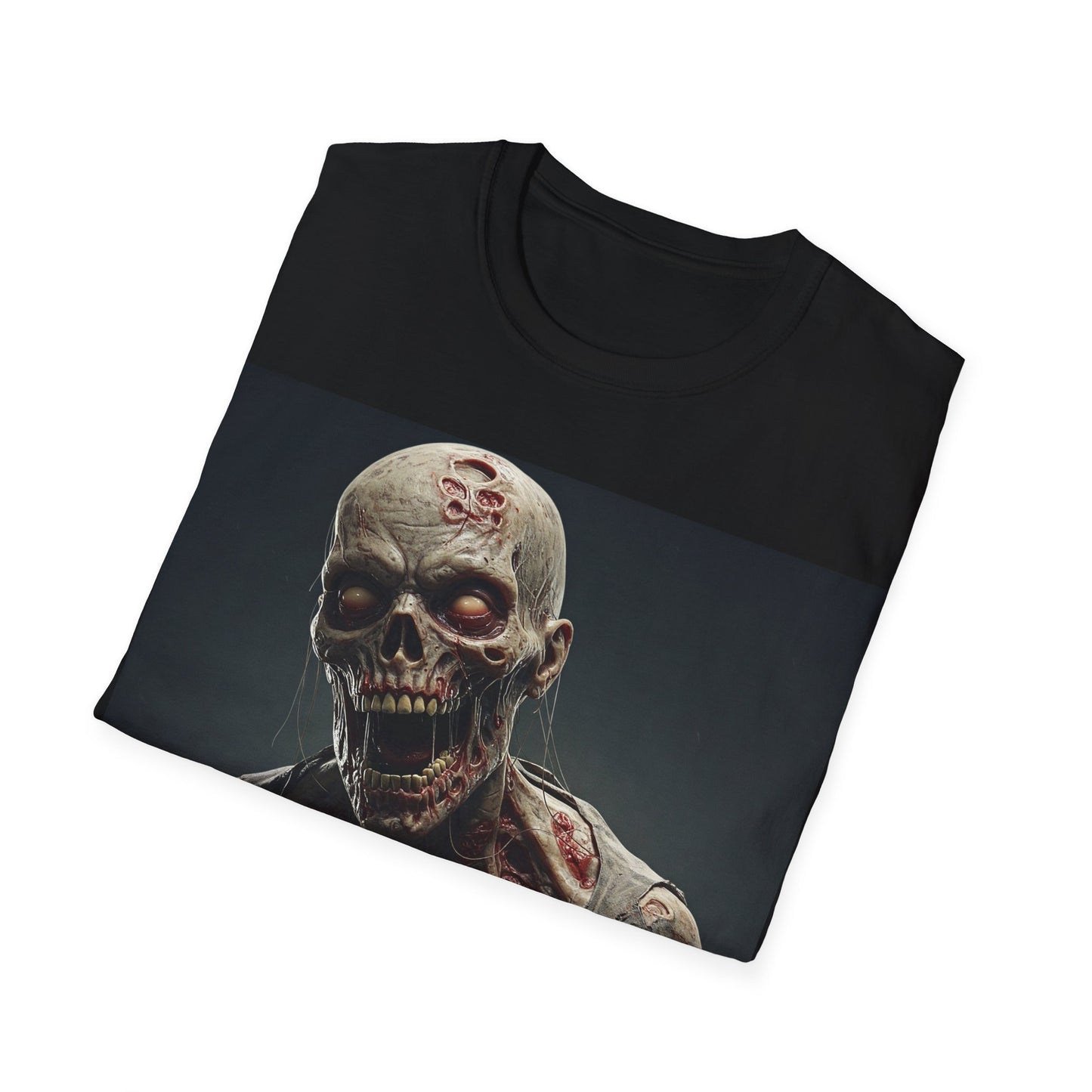 UK - Zombie Graphic Unisex Softstyle T-Shirt | Perfect for Halloween and Horror Fans