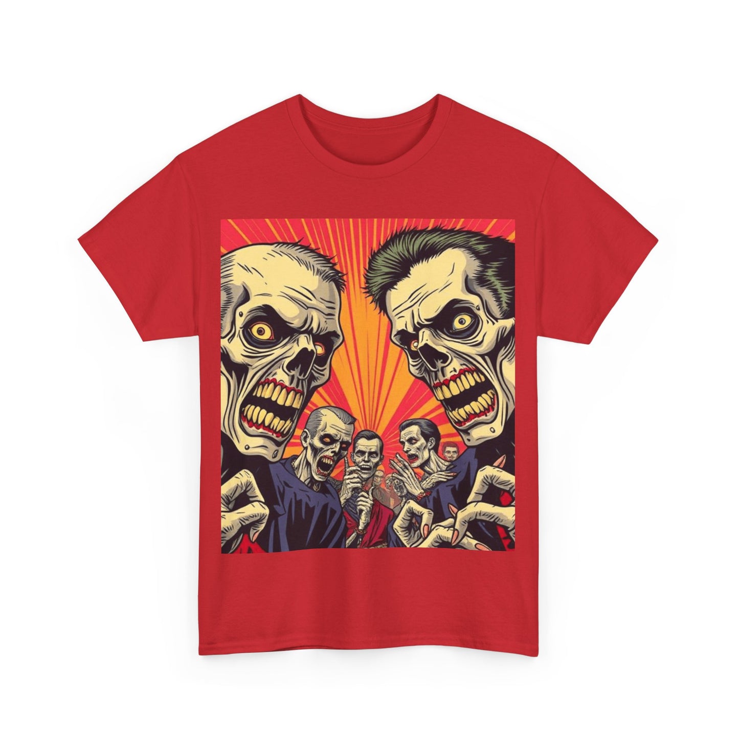 UK - Vintage Horror Graphic Unisex Heavy Cotton Tee