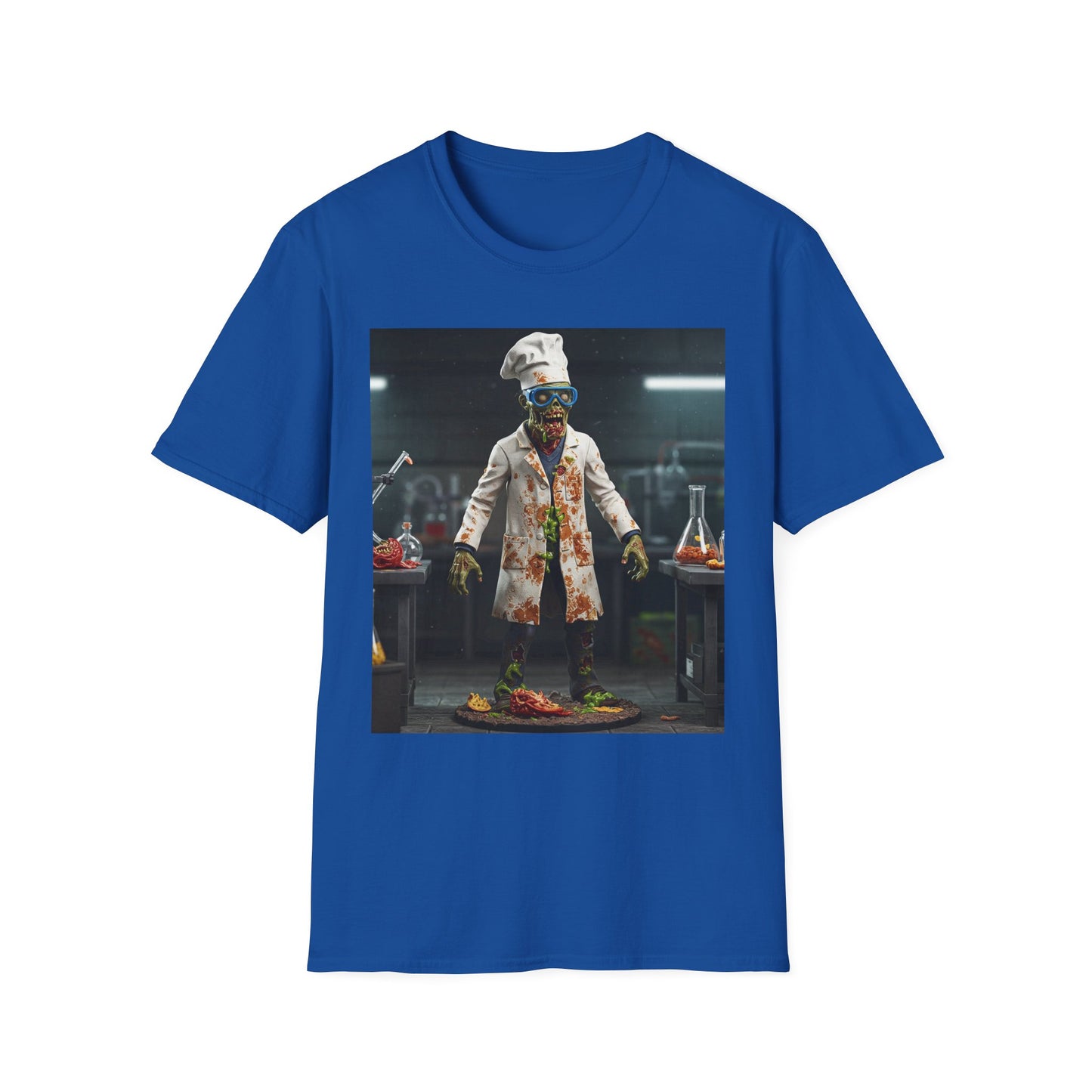 Zombie Chef Unisex Softstyle T-Shirt - Fun Halloween Casualwear