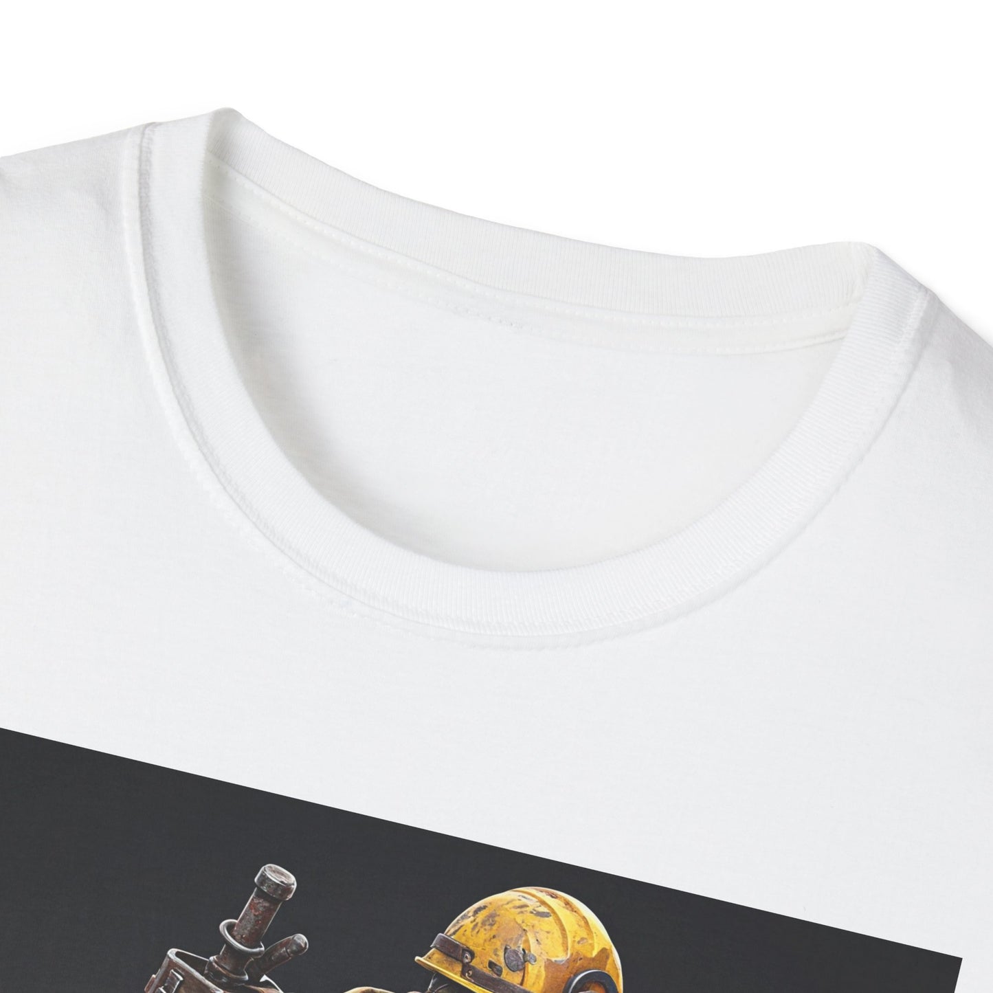 Vintage Mining Themed Unisex Softstyle T-Shirt - Perfect for Adventure Lovers