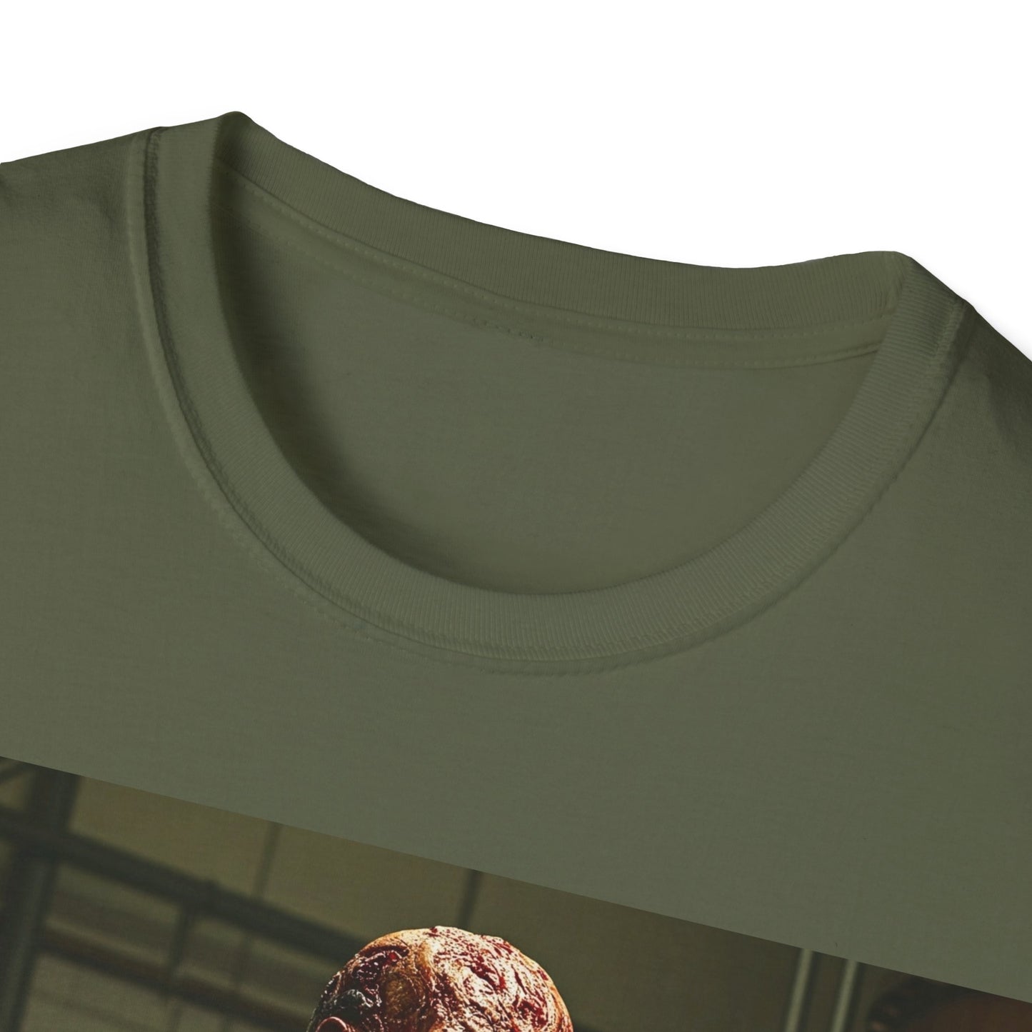 UK - Horror-Themed Unisex Softstyle T-Shirt with Monster Graphic