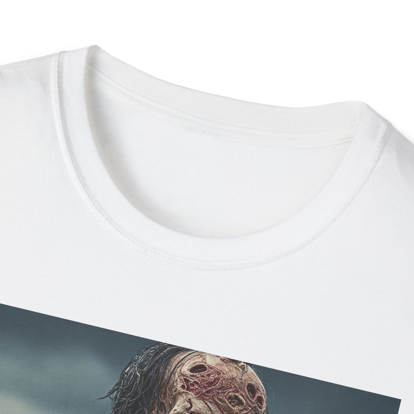 Zombie Horror Unisex Softstyle T-Shirt - Perfect for Halloween and Casual Wear