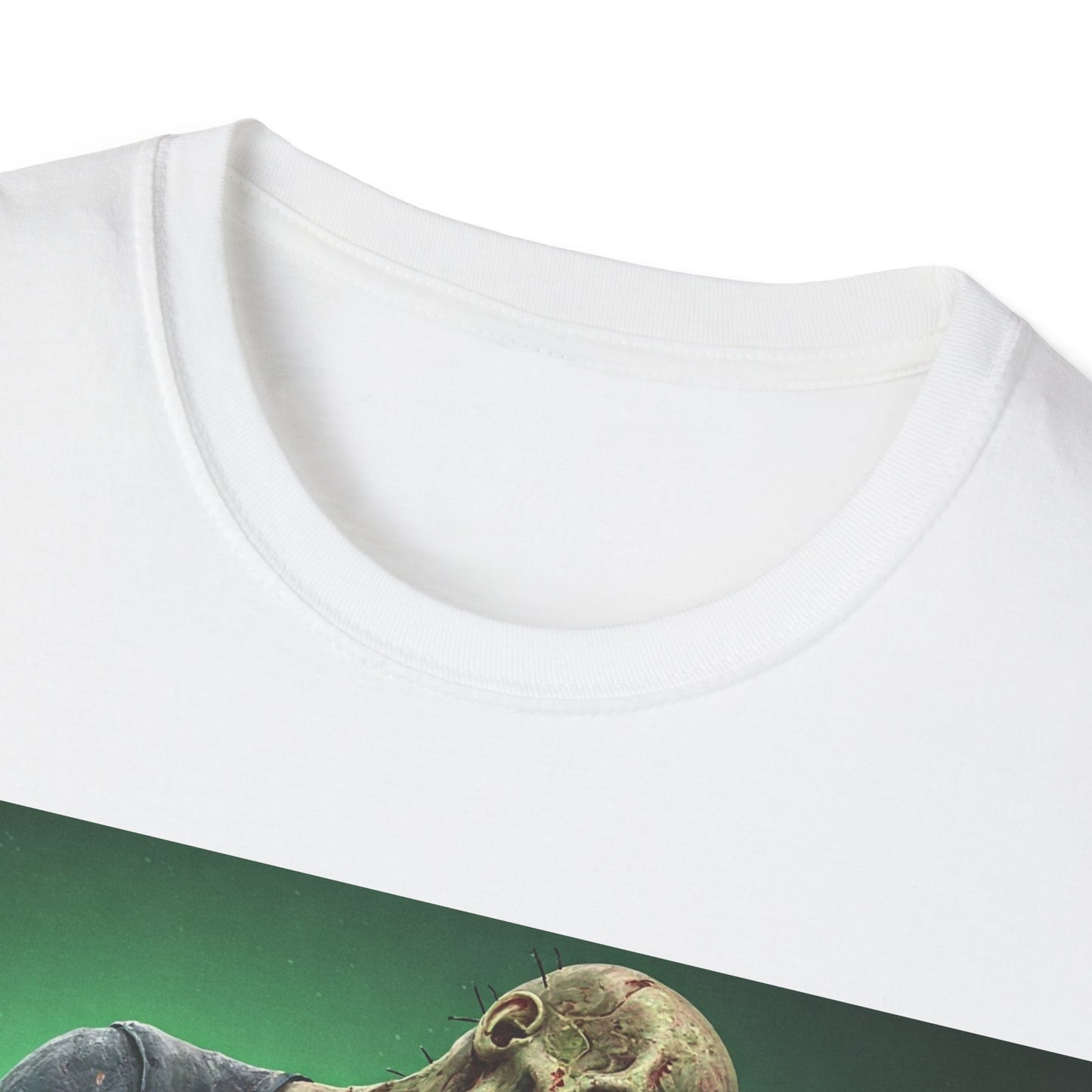 UK - Zombie Rocker Apocalyptic Portrait Tee, bold, decaying zombie graphic