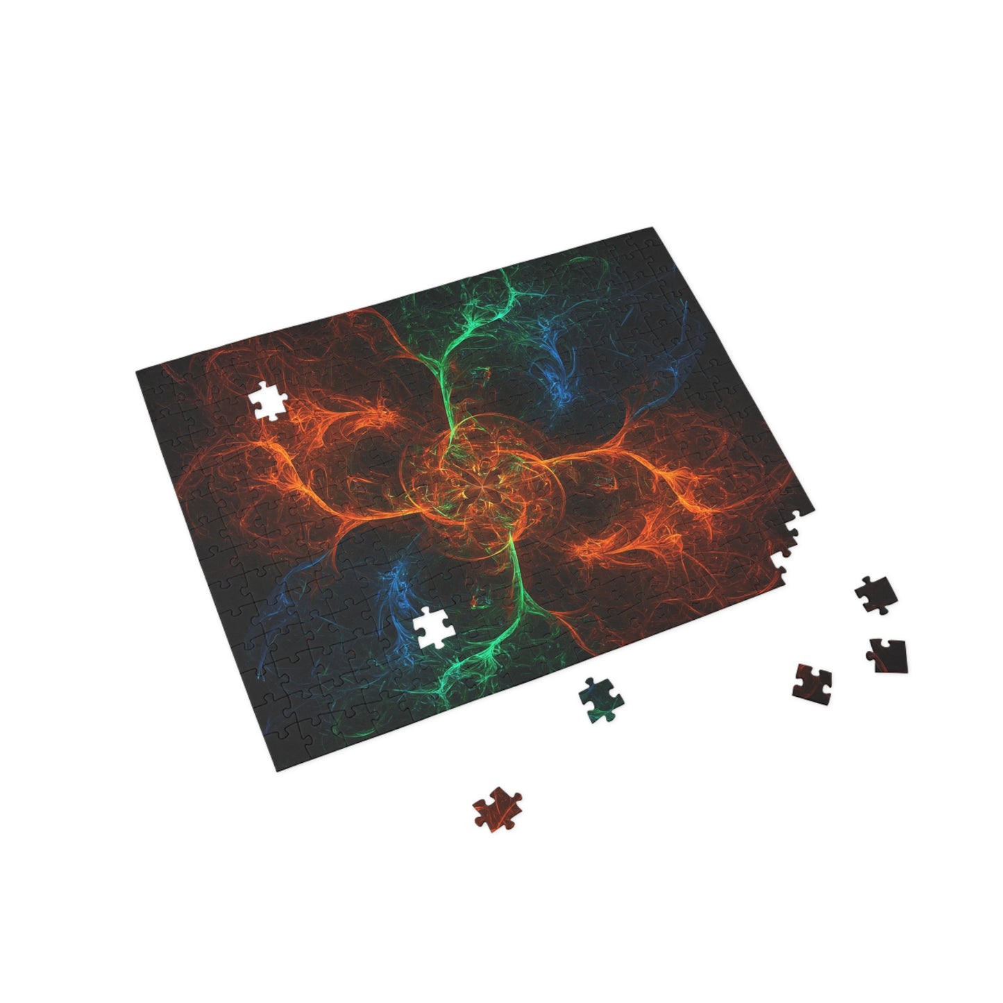 Colorful Fractal Puzzle - 500-Piece Jigsaw for All Ages