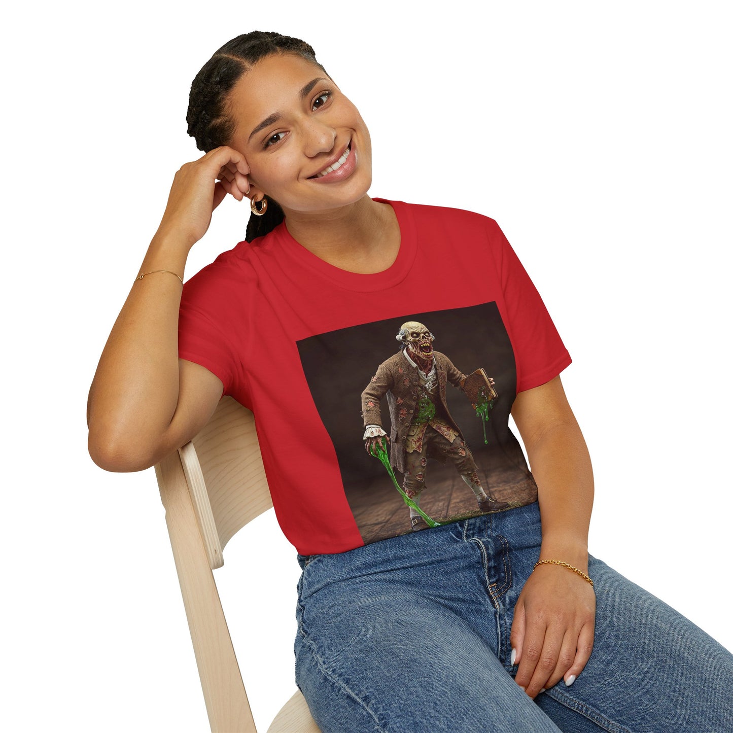 Zombie Science Unisex Softstyle T-Shirt - Spooky Halloween Apparel