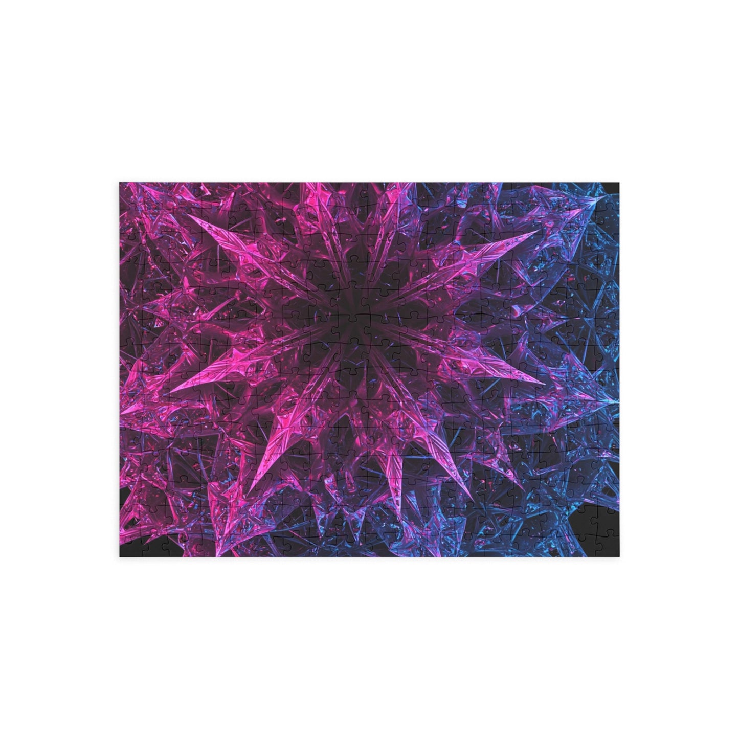 Colorful Fractal Star Puzzle - 500-Piece Jigsaw for Relaxation & Fun