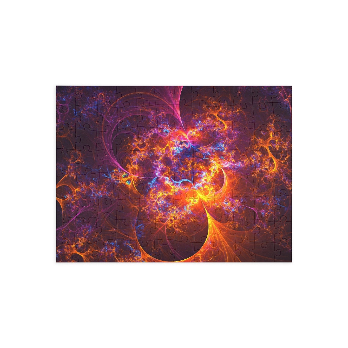 Vibrant Fractal Art Puzzle – 96, 252, 500, 1000-Piece Options