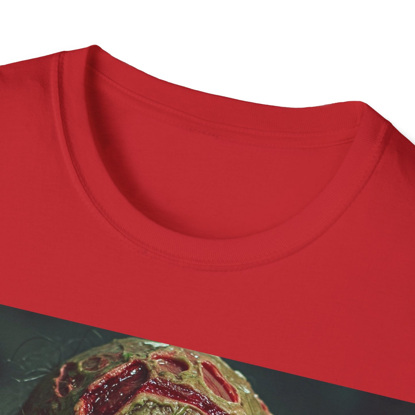 UK - Zombie Horror Apocalyptic Portrait Tee, bold, decaying zombie graphic