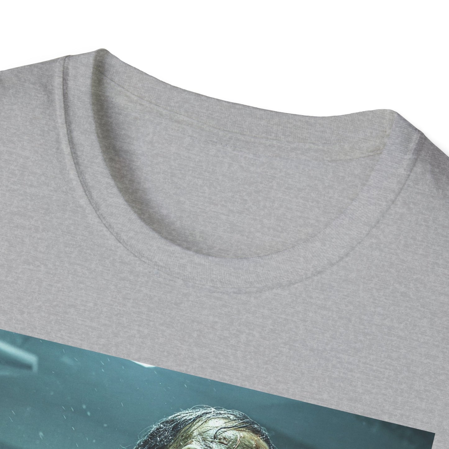 Unisex Horror Graphic T-Shirt - Creepy Zombie Design