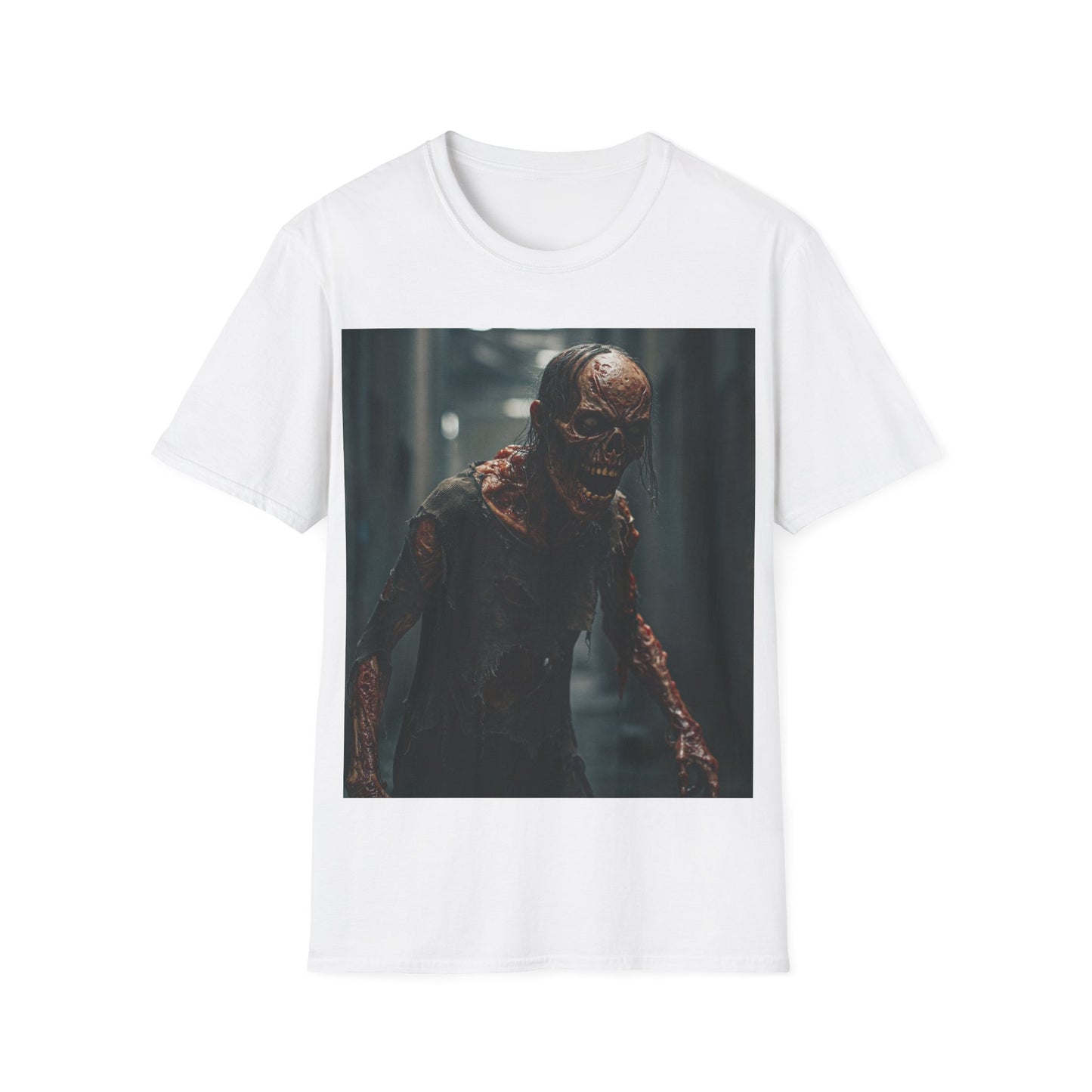 UK - Apocalyptic Portrait Tee, bold, decaying zombie graphic