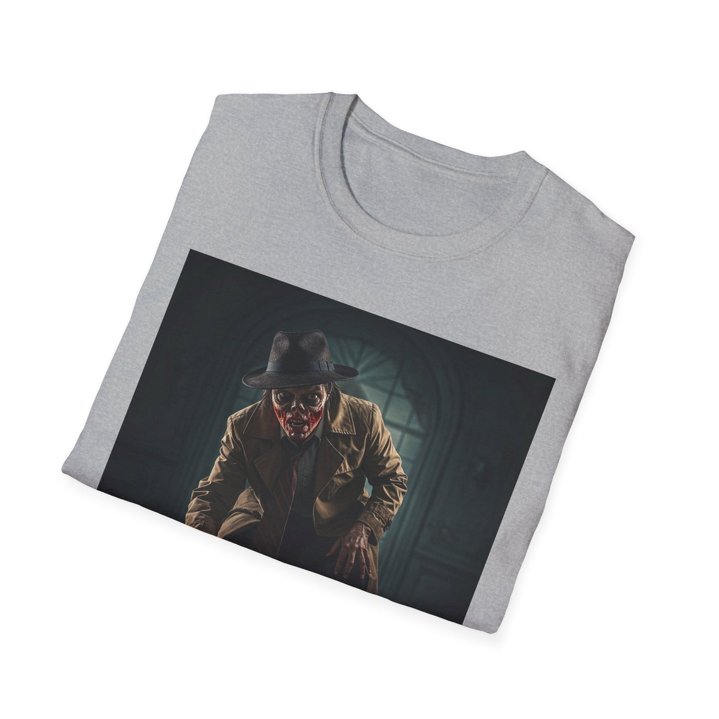 Unisex Horror-Themed Softstyle T-Shirt - Perfect for Halloween and Horror Fans