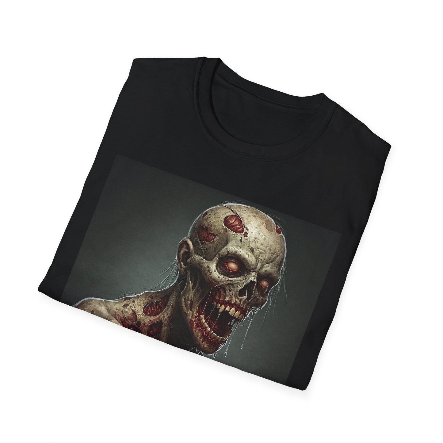 Zombie Graphic Unisex Softstyle T-Shirt for Horror Fans