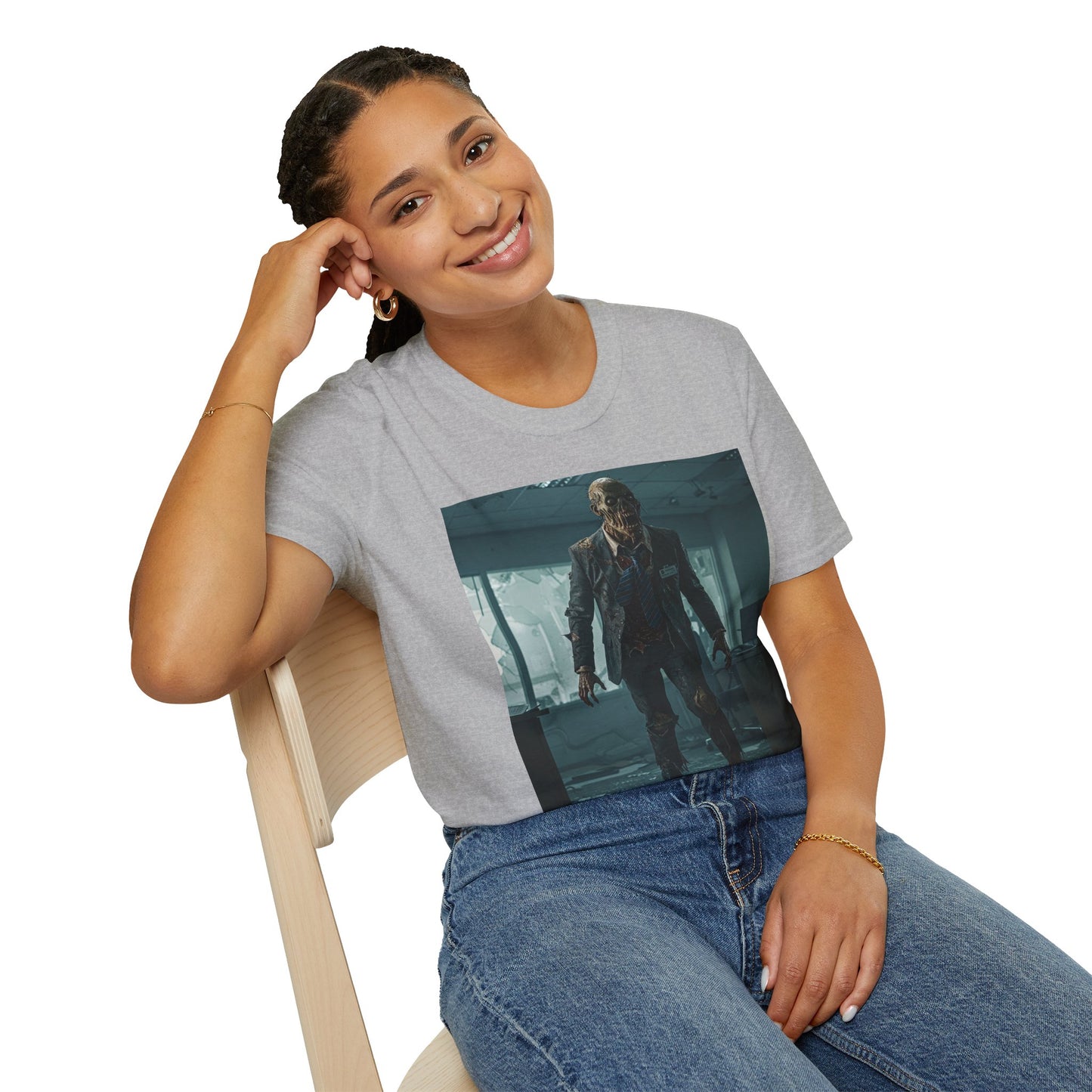 Zombie Apocalypse Unisex Softstyle T-Shirt - Perfect for Horror Fans and Parties