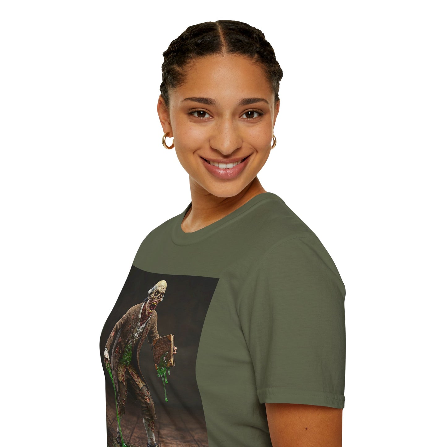 Zombie Science Unisex Softstyle T-Shirt - Spooky Halloween Apparel