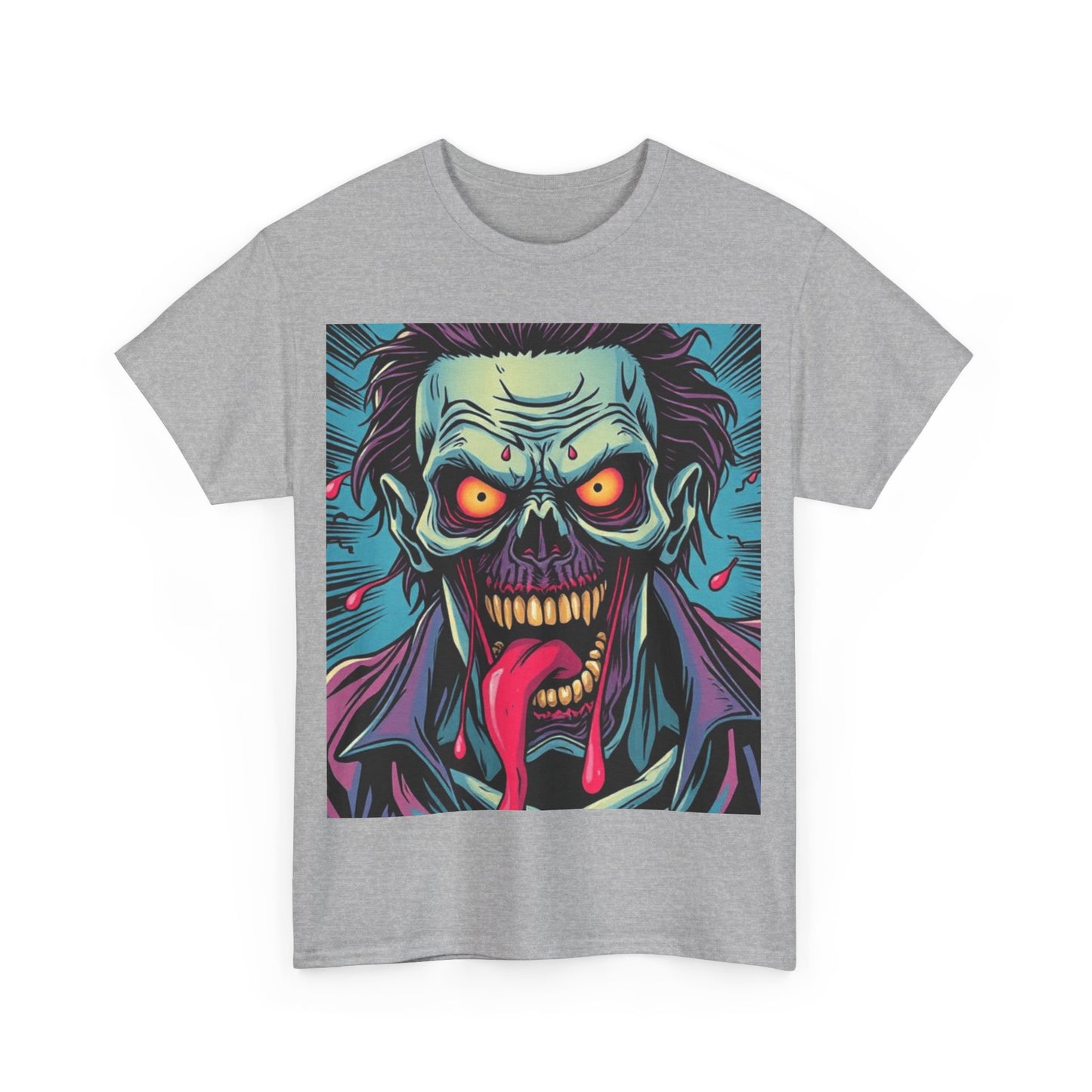 UK - Vibrant Zombie Graphic Tee - Unisex