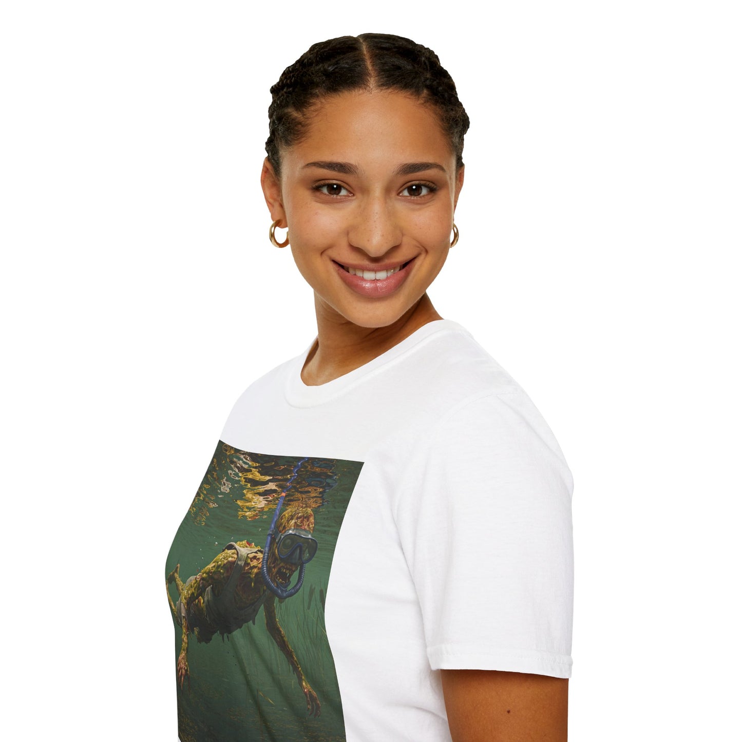 Underwater Explorer Unisex Softstyle T-Shirt - Nature Lover Graphic Tee