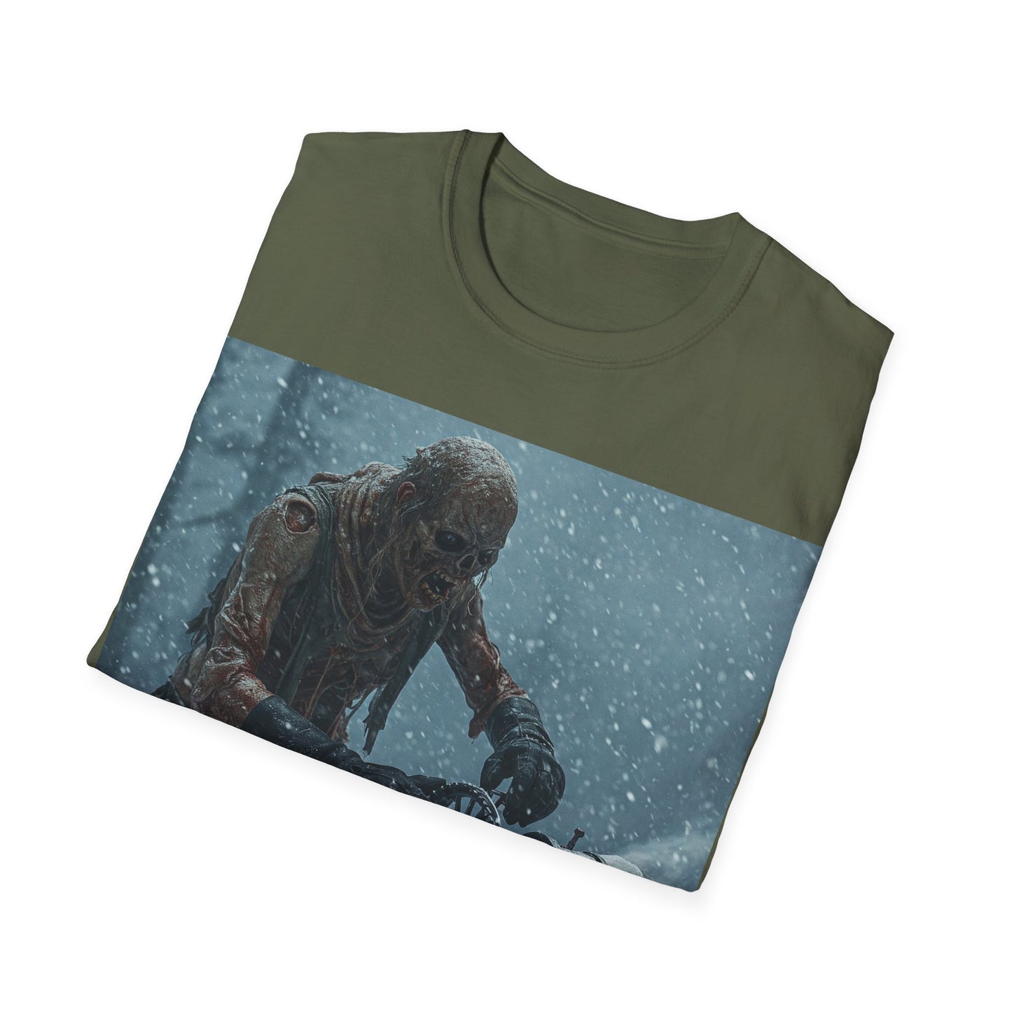 UK - Unisex Softstyle T-Shirt | Snowy Scene Fan Tee