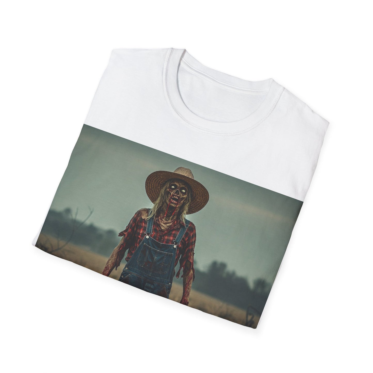 UK - Scary Farmhouse Horror Unisex Softstyle T-Shirt