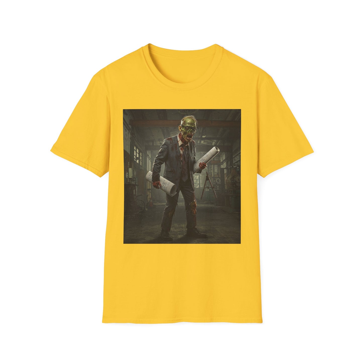 Zombie Apocalypse Unisex Softstyle T-Shirt - Perfect for Halloween and Horror Fans
