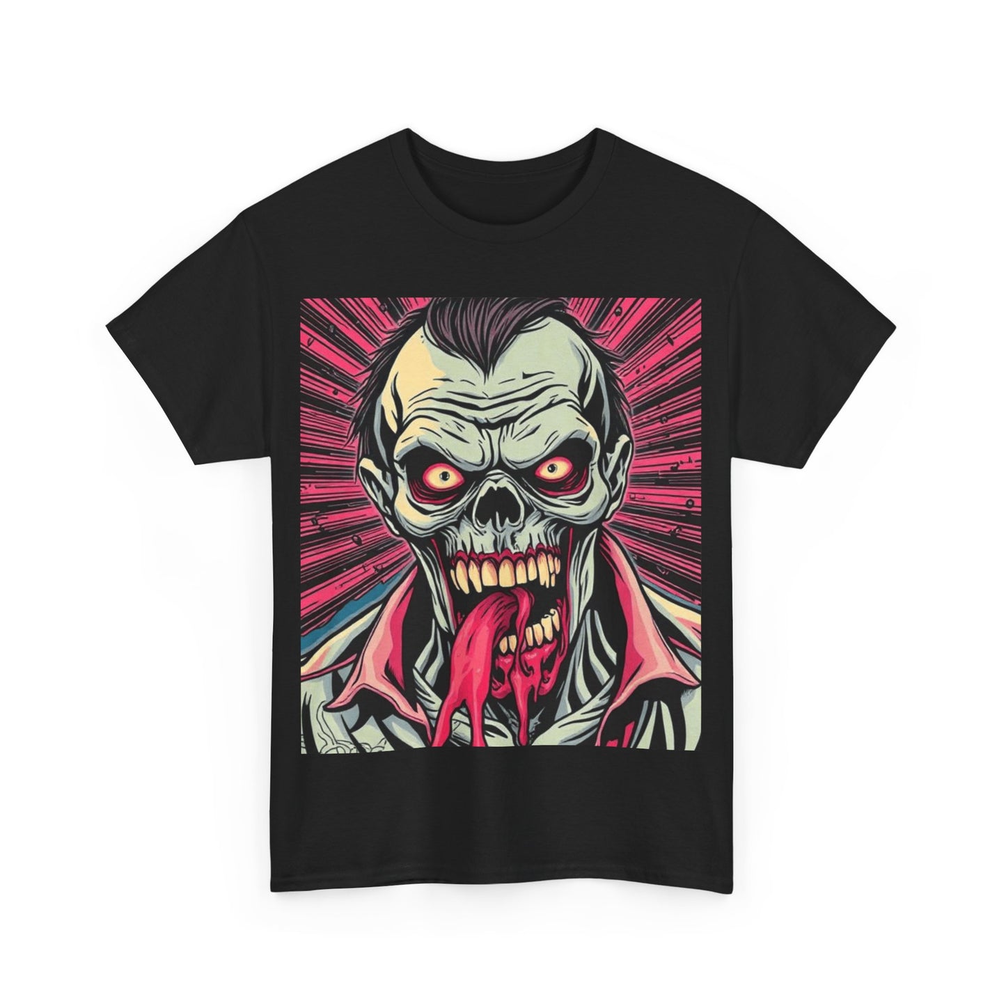 UK - Vintage Horror Graphic Unisex Heavy Cotton Tee