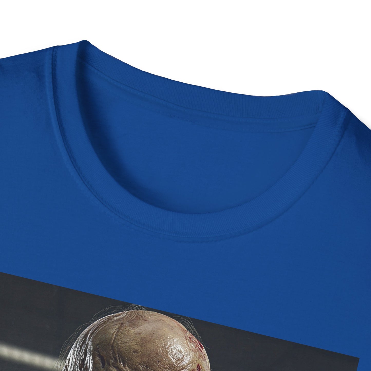 Creepy Zombie Businessman Unisex Softstyle T-Shirt