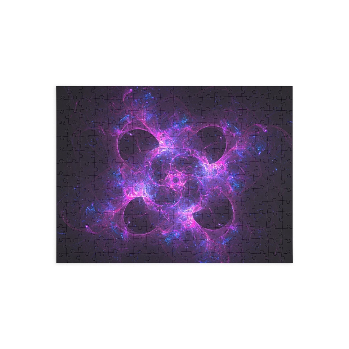 Vibrant Cosmic Puzzle (96-1000 Pieces) - Stunning Fractal Design for Relaxation and Fun