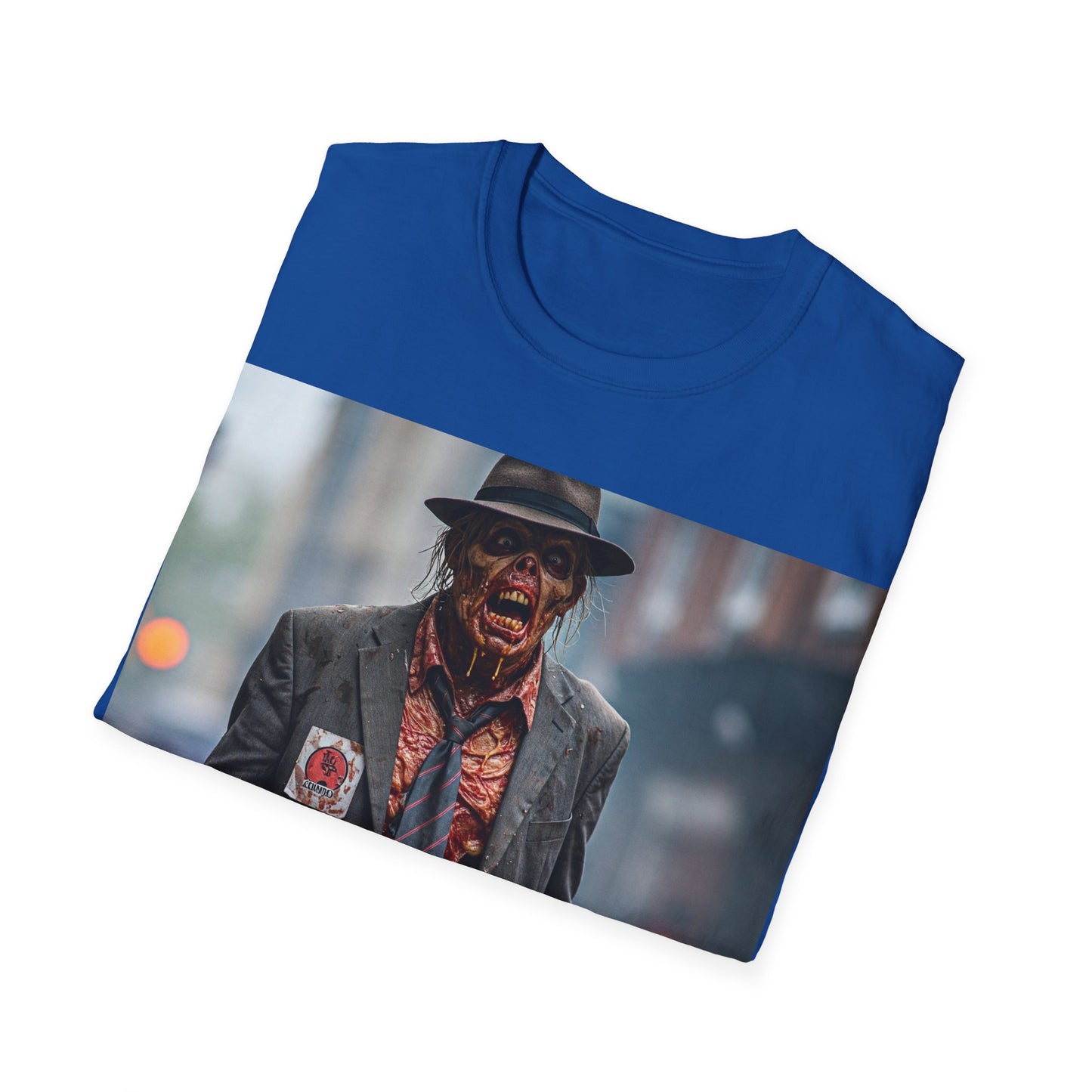 UK - Stylish Horror-Themed Unisex Softstyle T-Shirt