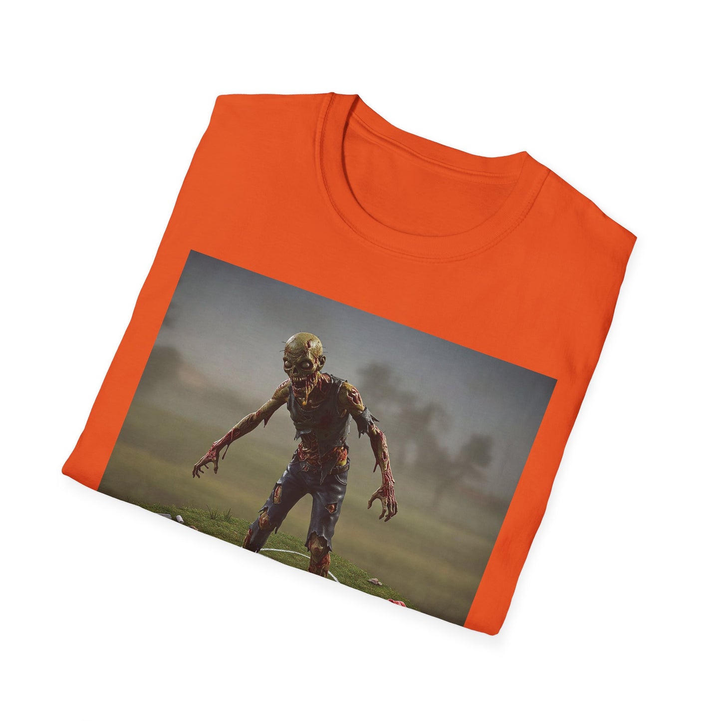 Unisex Zombie Hopscotch T-Shirt - Perfect for Halloween or Casual Wear