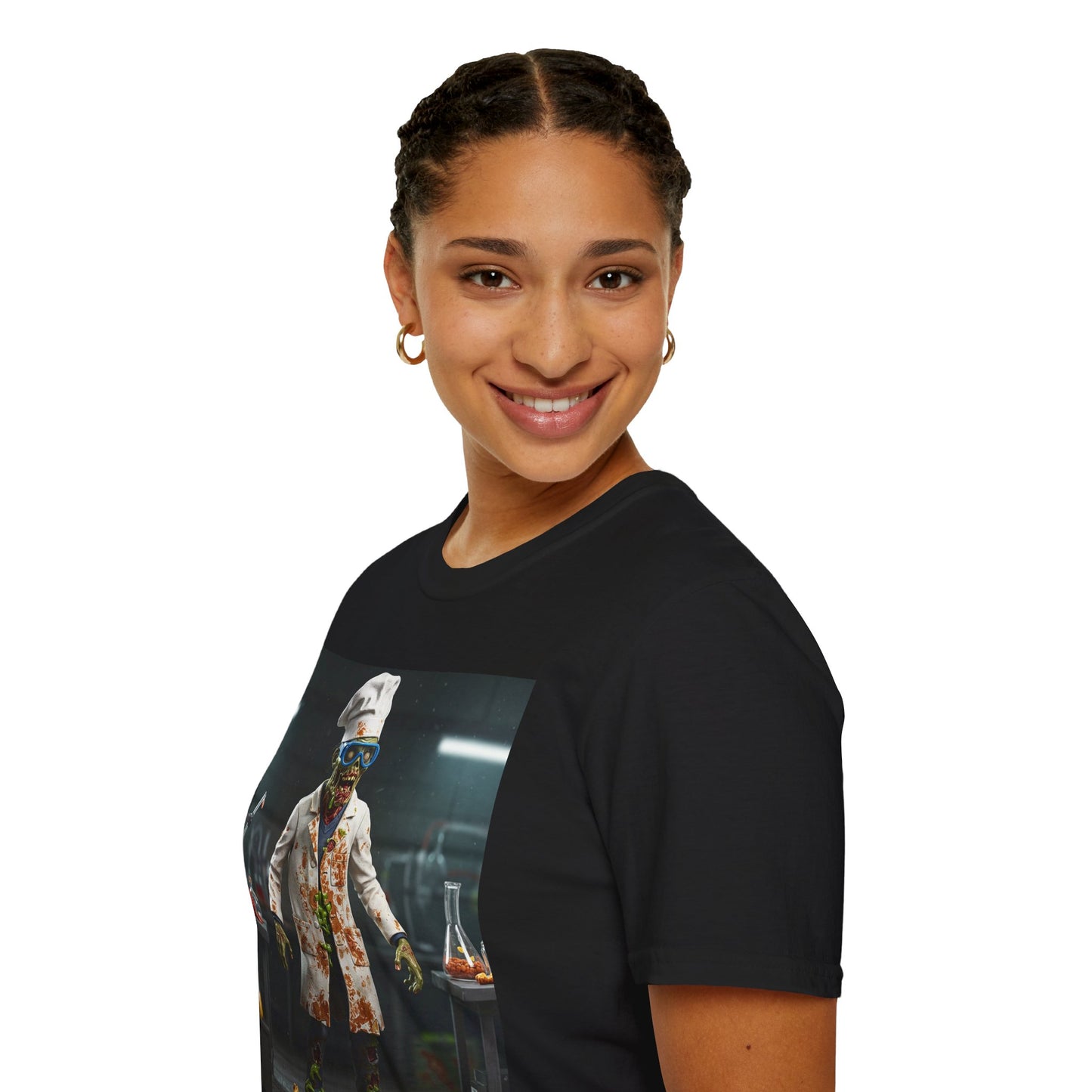 Zombie Chef Unisex Softstyle T-Shirt - Fun Halloween Casualwear