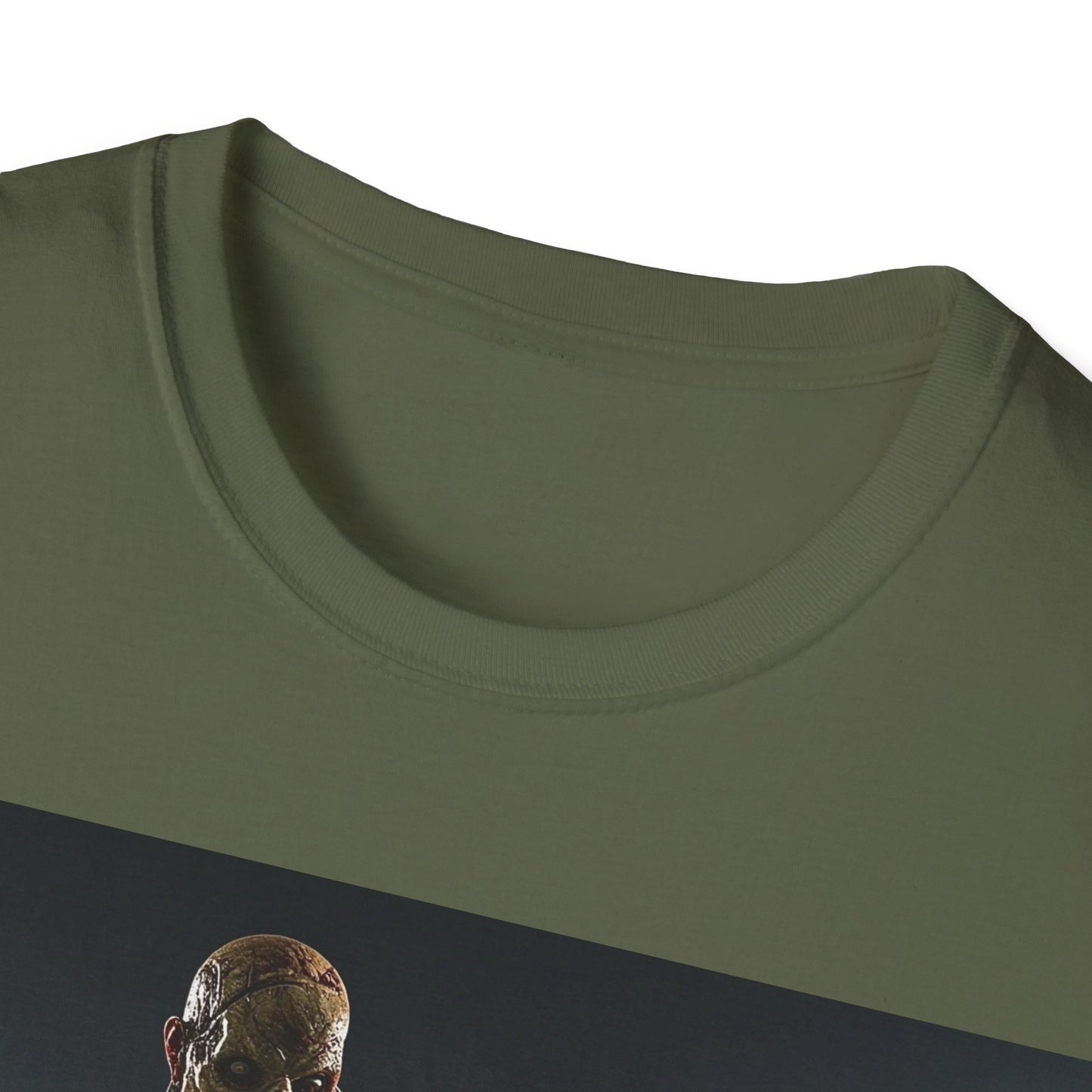 UK - Zombie Soccer Unisex Softstyle T-Shirt - Perfect for Halloween and Sports Lovers