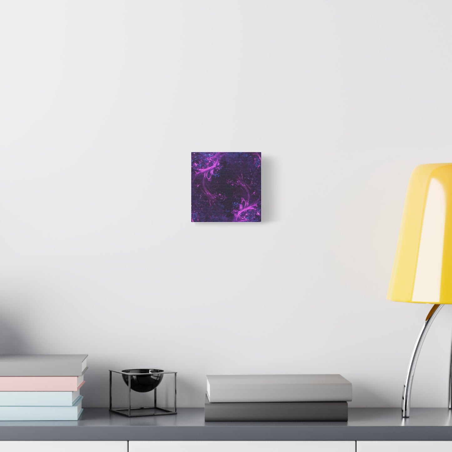 Abstract Purple Fractal Canvas Print - Artistic Wall Décor