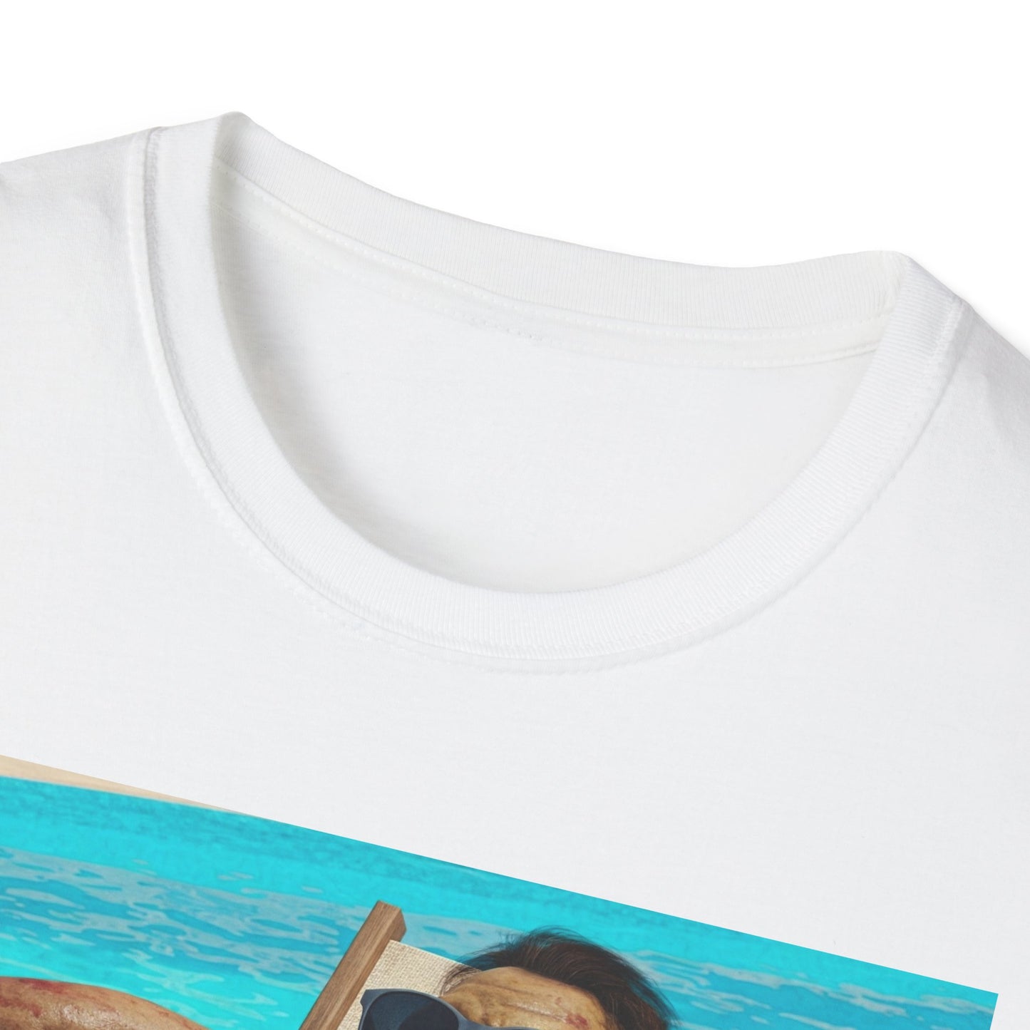 Zombie Relaxation Unisex Softstyle T-Shirt - Perfect for Halloween and Casual Outings