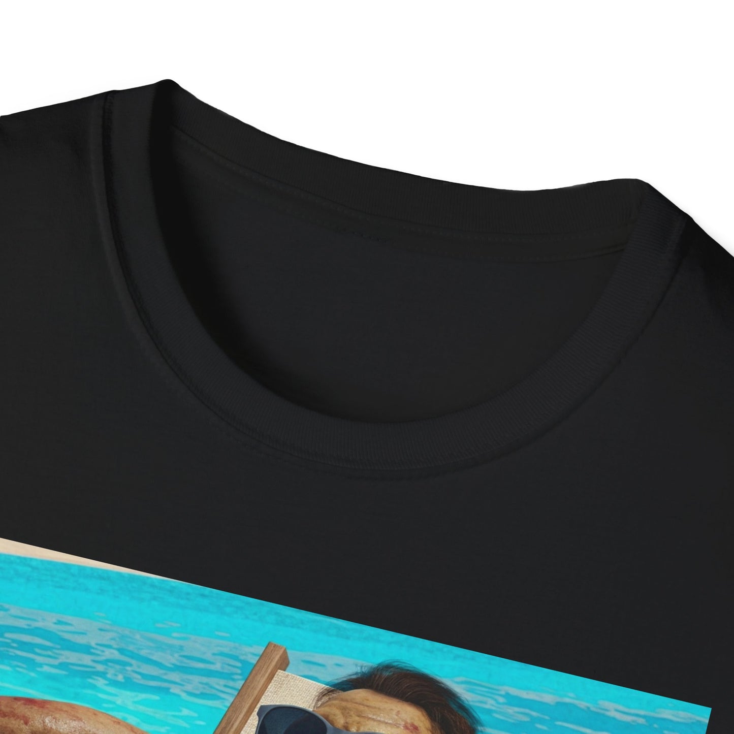 Zombie Relaxation Unisex Softstyle T-Shirt - Perfect for Halloween and Casual Outings