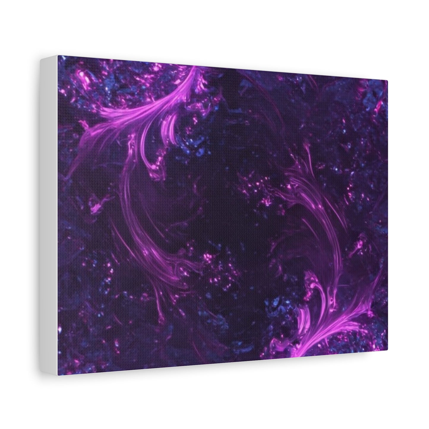 Abstract Purple Fractal Canvas Print - Artistic Wall Décor